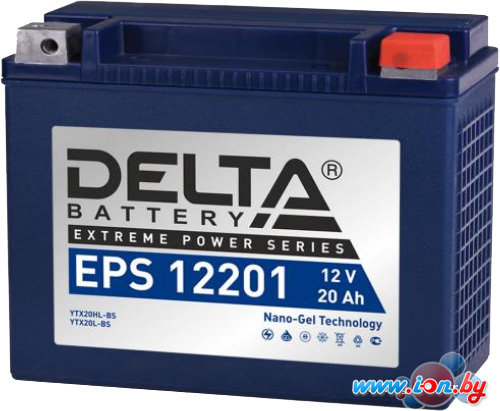 Мотоциклетный аккумулятор Delta EPS 12201 (20 А·ч) в Могилёве