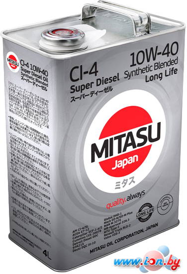 Моторное масло Mitasu Super Diesel 10W-40 20л в Гродно