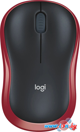 Мышь Logitech M186 (черный/красный) в Гродно