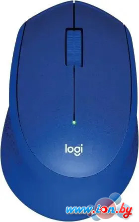 Мышь Logitech M331 Silent Plus (синий) в Могилёве