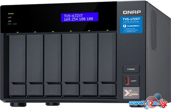 Сетевой накопитель QNAP TVS-672XT-I3-8G в Бресте