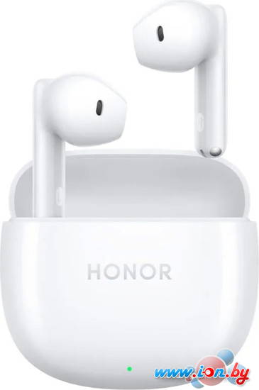 Наушники HONOR Earbuds X6 (белый, международная версия) в Могилёве