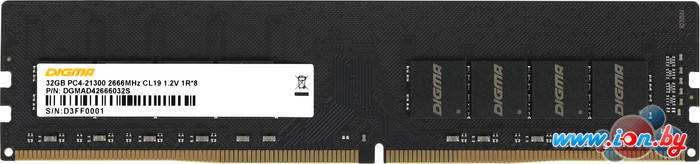 Оперативная память Digma 32ГБ DDR4 2666 МГц DGMAD42666032S в Минске