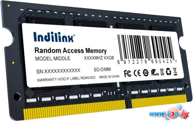 Оперативная память Indilinx 8ГБ DDR5 SODIMM 4800 МГц IND-ID5N48SP08X в Гродно