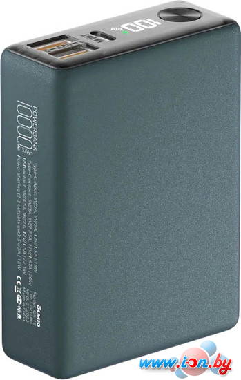 Внешний аккумулятор Olmio QX-10 10000mAh (темно-зеленый) в Могилёве