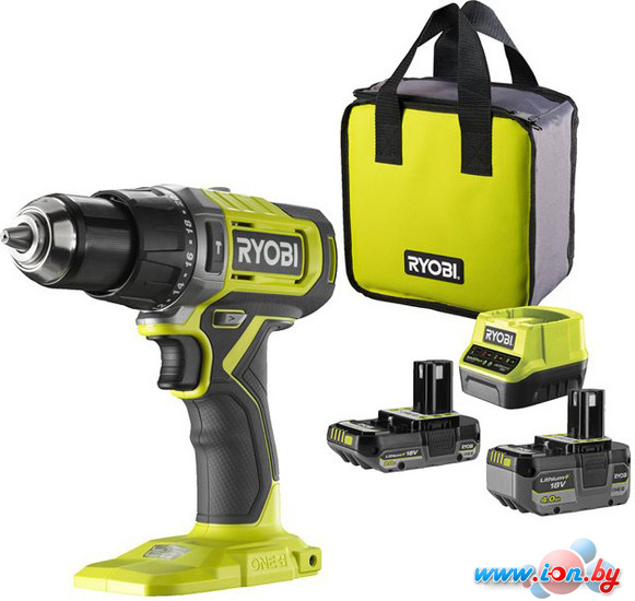 Ударная дрель-шуруповерт Ryobi RPD18-2C42S 5133005525 (с 2-мя АКБ 2 Ач+4 Ач, сумка) в Витебске