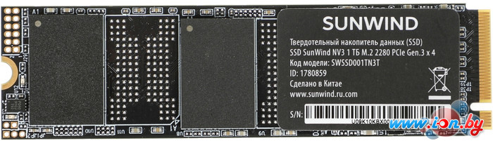 SSD SunWind NV3 SWSSD001TN3T 1TB в Гомеле