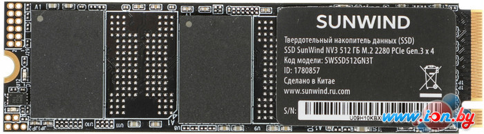 SSD SunWind NV3 SWSSD512GN3T 512GB в Могилёве