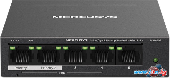 Неуправляемый коммутатор Mercusys MS105GP в Могилёве