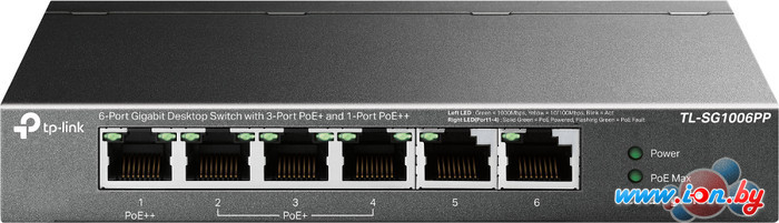 Неуправляемый коммутатор TP-Link TL-SG1006PP V1 в Могилёве