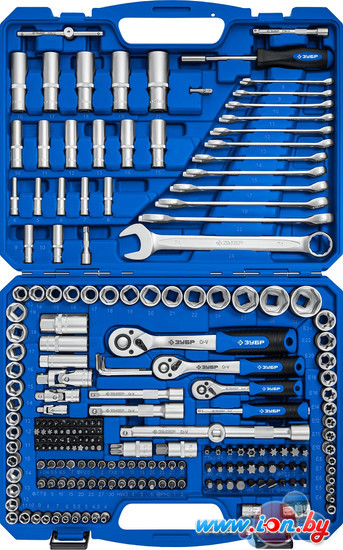 Универсальный набор инструментов Зубр 27674-H216 (216 предметов) в Могилёве
