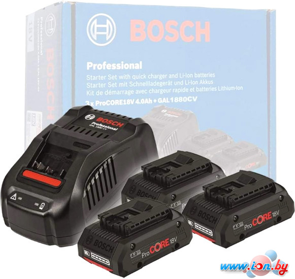 Аккумулятор с зарядным устройством Bosch ProCORE Professional 0615990N2G (18В/4 Ah + 14.4-18В) в Могилёве