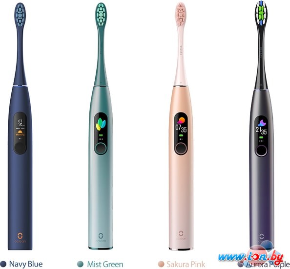 Электрическая зубная щетка Oclean X Pro (международная версия, фиолетовый) в Могилёве