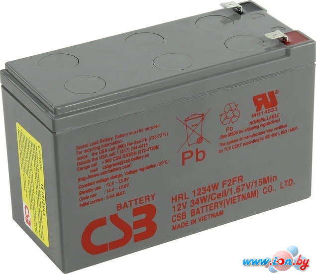 Аккумулятор для ИБП CSB Battery HRL1234W F2FR (12В/9 А·ч) в Гомеле