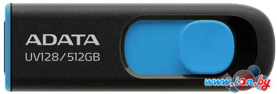 USB Flash ADATA DashDrive UV128 512GB (черный/синий) в Гомеле