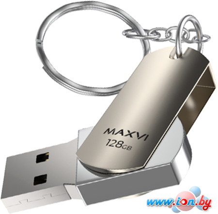 USB Flash Maxvi MR 128GB (серебристый) в Минске