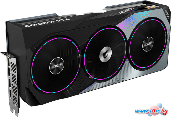 Видеокарта Gigabyte Aorus GeForce RTX 4080 Super Master 16G GV-N408SAORUS M-16GD в Могилёве