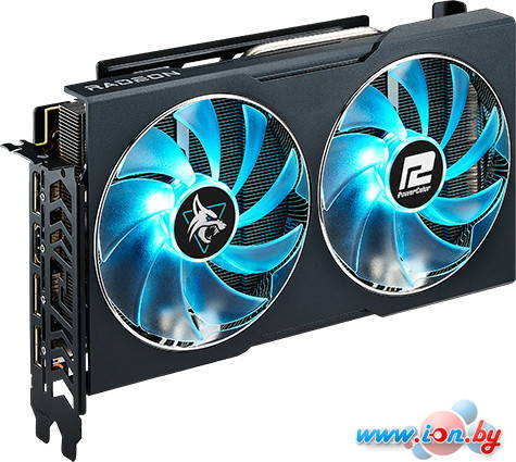 Видеокарта PowerColor Hellhound AMD Radeon RX 7600 XT 16GB GDDR6 RX 7600 XT 16G-L/OC в Могилёве