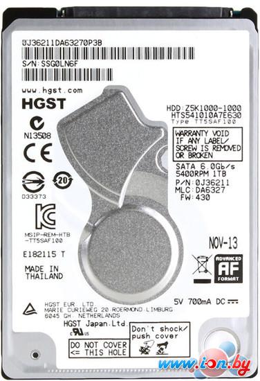 Жесткий диск Hitachi Travelstar Z5K1000 1TB (HTS541010A7E630) в Гомеле