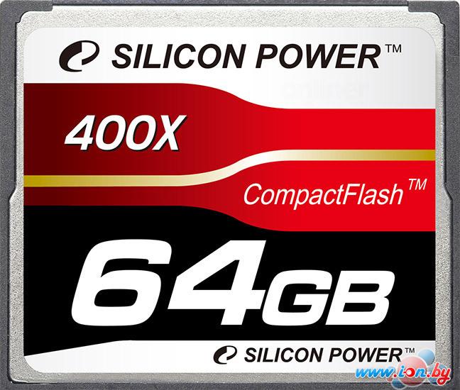Карта памяти Silicon-Power 400X Professional CompactFlash 64 Гб (SP064GBCFC400V10) в Минске