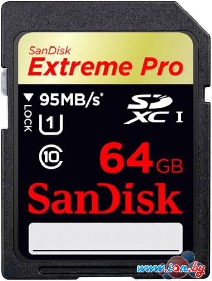 Карта памяти SanDisk Extreme Pro SDXC UHS-I (Class 10) 64GB (SDSDXPA-064G-X46) в Могилёве