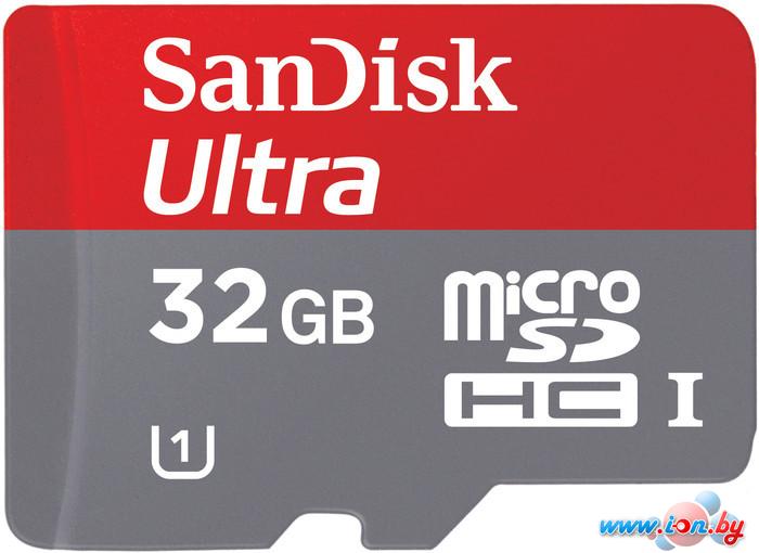 Карта памяти SanDisk Ultra microSDHC UHS-I (Class 10) 32GB (SDSDQUA-032G-U46A) в Могилёве