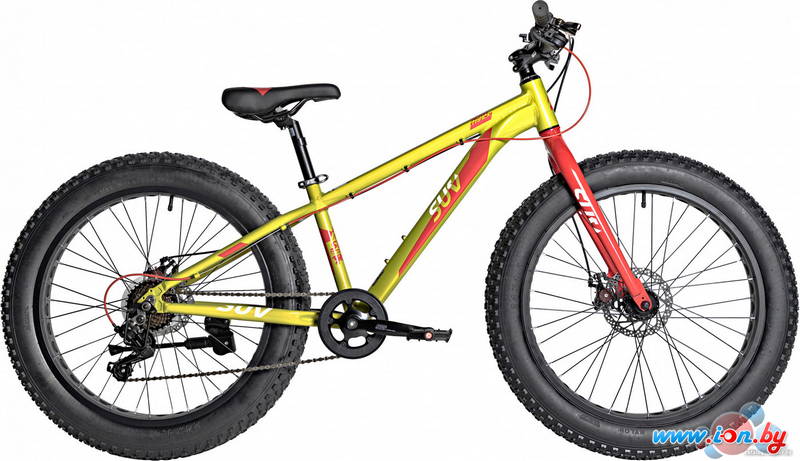 Велосипед Novatrack Fatbike 24 2024 24AHD.SUV.13GN4 (зеленый) в Витебске