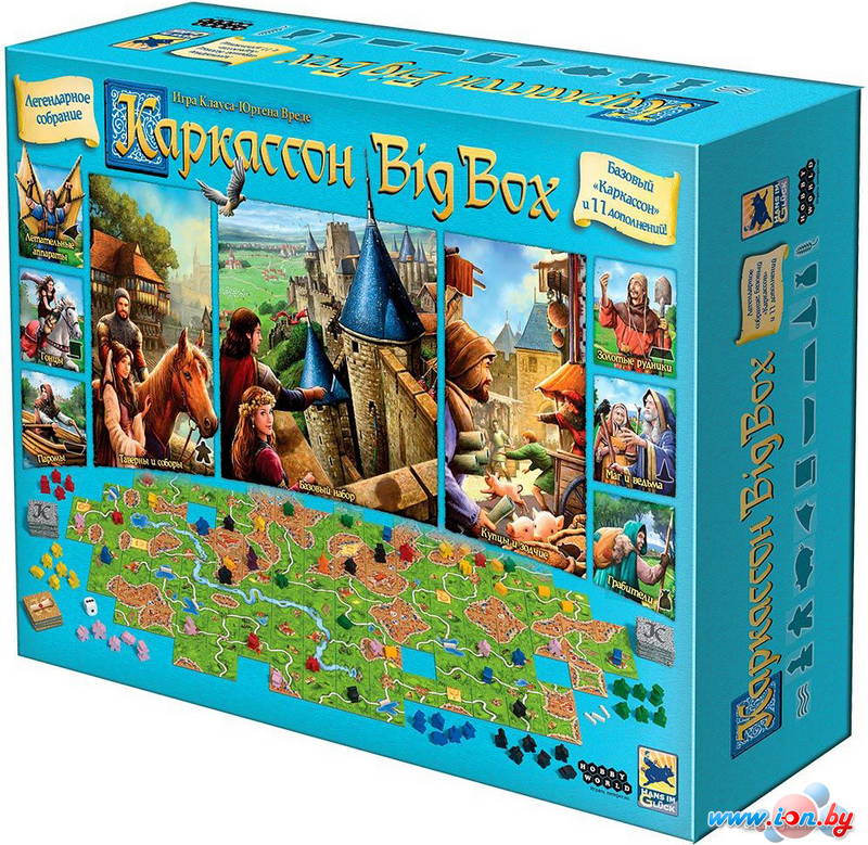 Настольная игра Мир Хобби Каркассон: Big Box в Могилёве