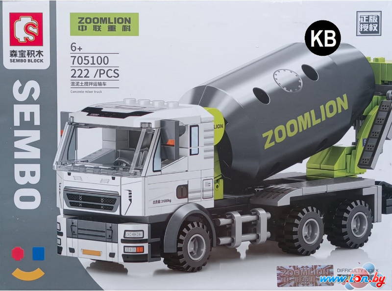 Конструктор Sembo Block Zoomlion 705100 Автобетономеситель в Витебске