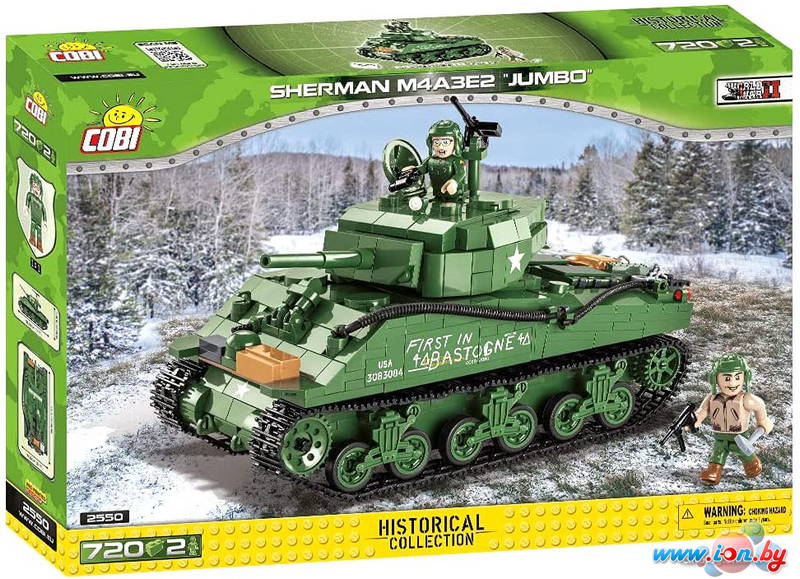 Конструктор Cobi World War II 2550 Sherman M4A3E2 Jumbo в Гомеле