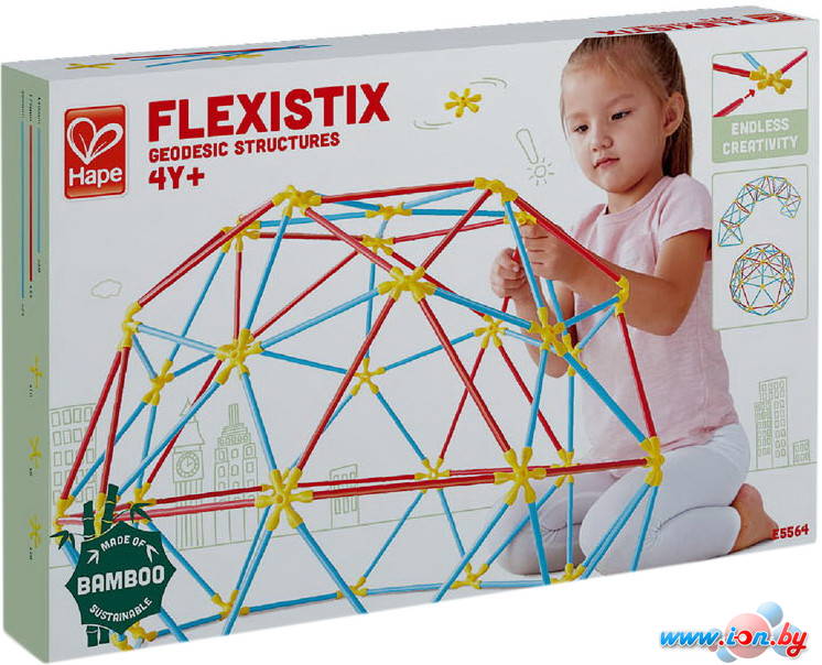 Конструктор Hape Flexistix E5564 Geodesic structures в Могилёве