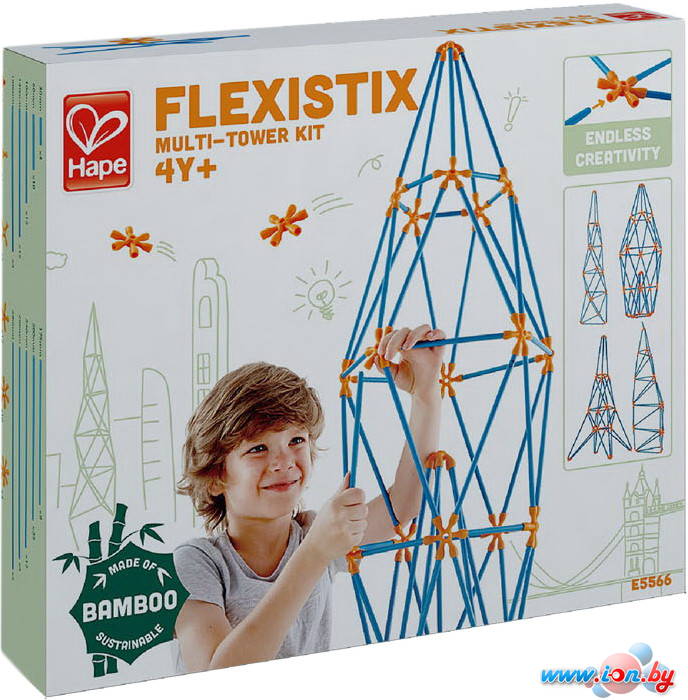 Конструктор Hape Flexistix E5566 Multi-Tower Kit в Витебске