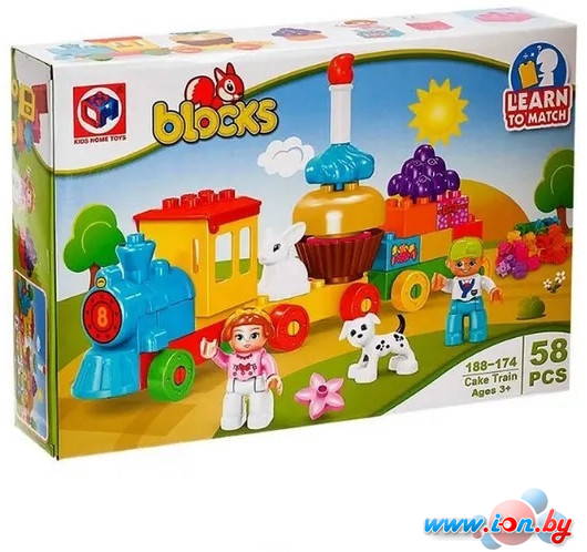 Конструктор Kids Home Toys Сказочный паровоз 4371510 в Могилёве