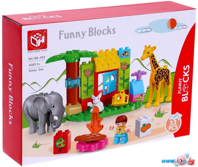 Конструктор Kids Home Toys Чудесный зоопарк 7120608 в Могилёве