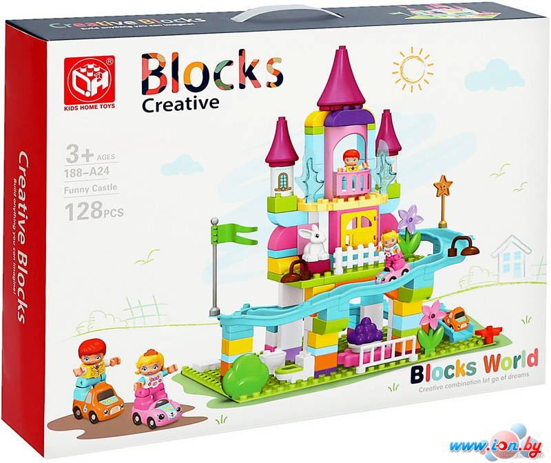 Конструктор Kids Home Toys Чудесный замок 188-A24 9655725 (128 эл) в Могилёве