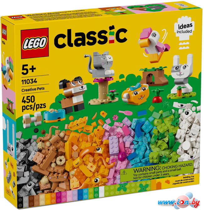 Набор деталей LEGO Classic 11034 Креативные домашние животные в Гомеле