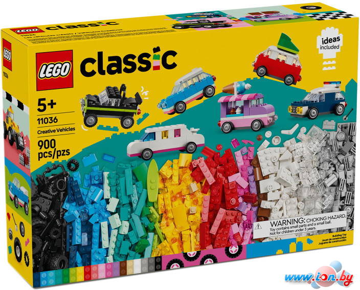 Набор деталей LEGO Classic 11036 Создавай автомобили в Могилёве