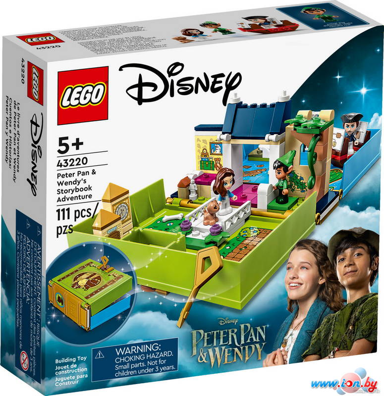 Конструктор LEGO Disney 43220 Приключение Питера Пэна и Венди по сборнику рассказов в Могилёве