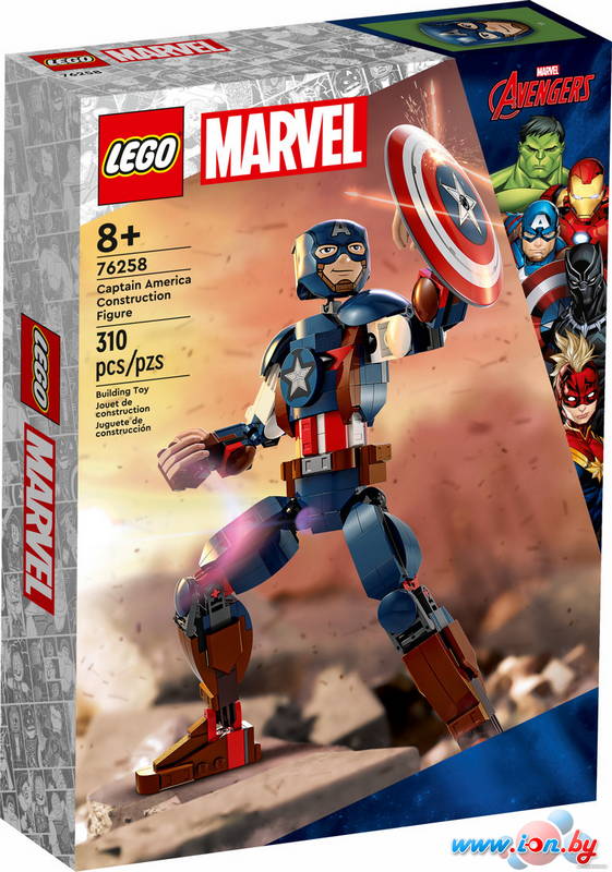 Конструктор LEGO Marvel Super Heroes 76258 Сборная фигурка Капитана Америки в Гомеле