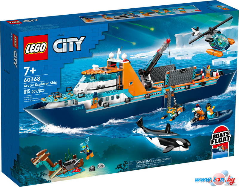 Конструктор LEGO City 60368 Корабль Исследователь Арктики в Гомеле