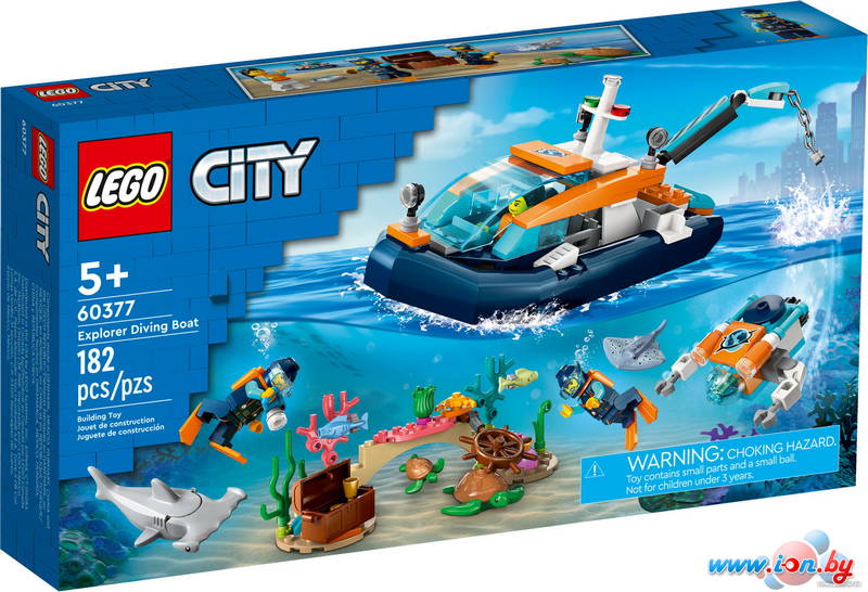 Конструктор LEGO City 60377 Исследовательская водолазная лодка в Могилёве