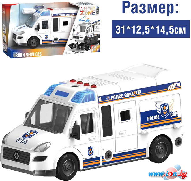 Конструктор Sima-Land Полицейский фургон YW8088A 9545772 в Гомеле