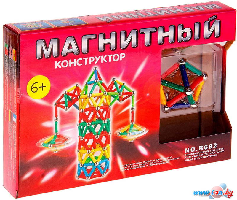 Магнитный конструктор Sima-Land Веселая карусель 465805 в Могилёве