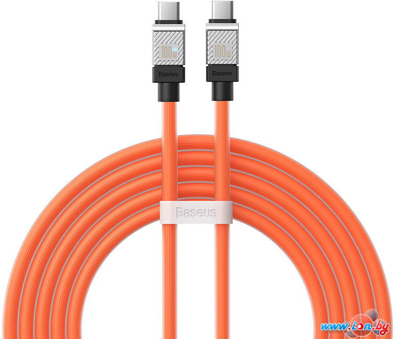 Кабель Baseus CoolPlay Series USB Type-C - USB Type-C (2 м, оранжевый) в Минске