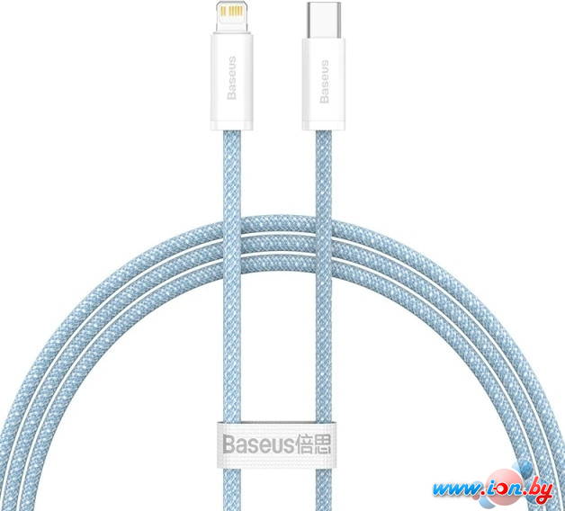 Кабель Baseus Lightning - USB Type-C CALD000003 (1 м, голубой) в Могилёве