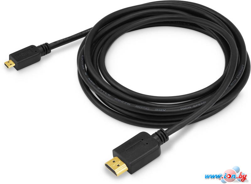 Кабель Buro MICROHDMI-3M (3 м, черный) в Гомеле