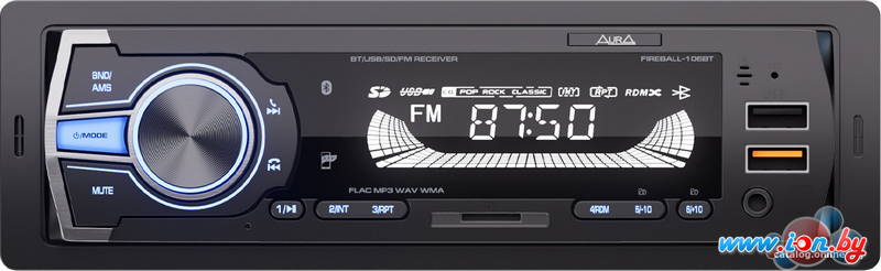 USB-магнитола Aura Fireball-106BT в Могилёве