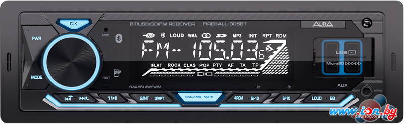 USB-магнитола Aura Fireball-305BT в Могилёве