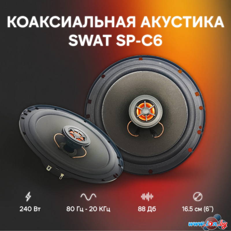 Коаксиальная АС Swat SP-C6 в Бресте