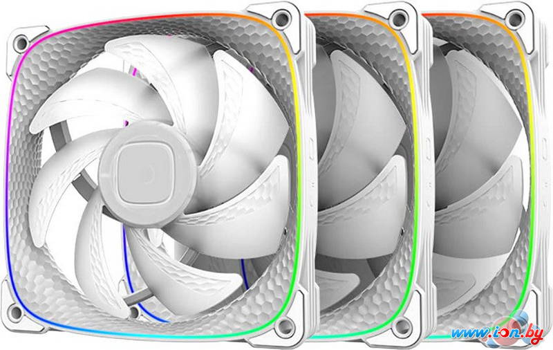 Набор вентиляторов Geometric Future Squama 2503 ARGB Triple Pack (белый) в Могилёве